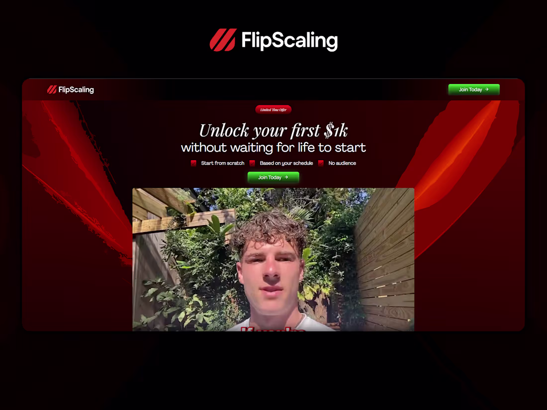 Cover image for FlipScaling - Course Landing Page