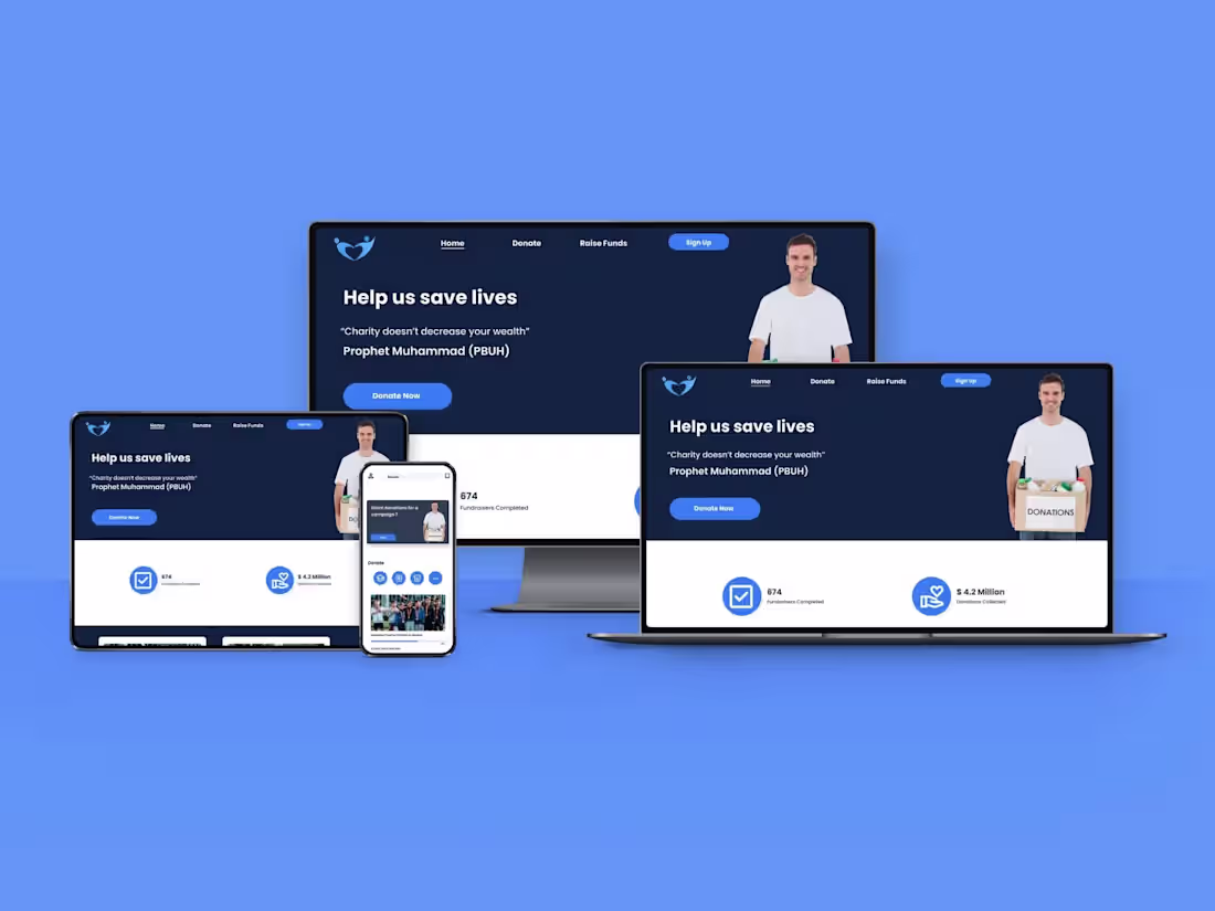 Cover image for SafeLives - A Donation Platform (UI/UX Design & Logo Design)
