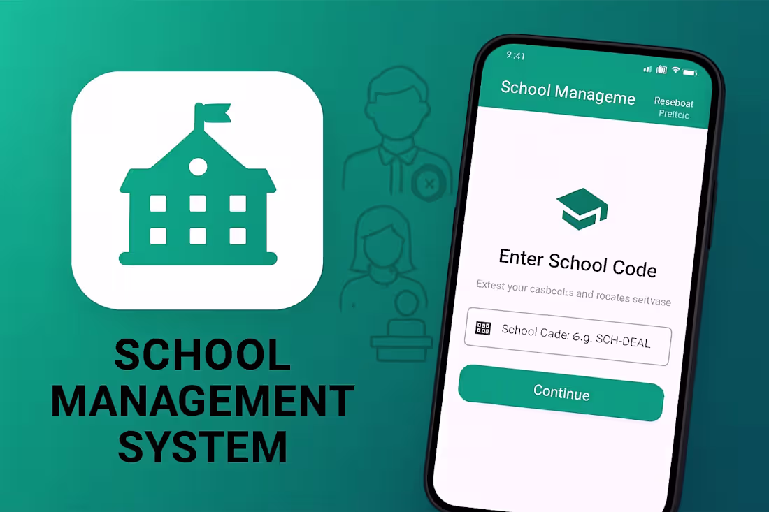Cover image for School management app