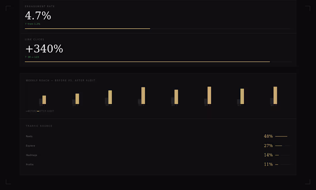 Cover image for Here's a sample Instagram audit