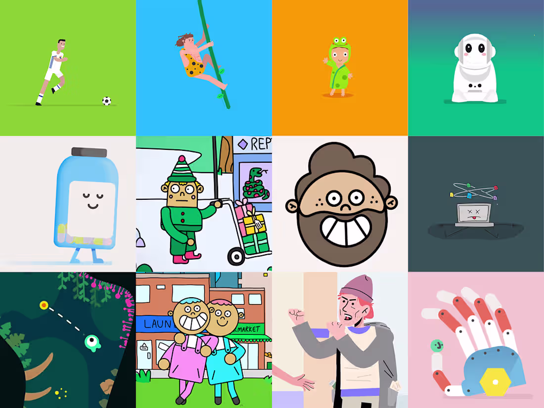 Cover image for Bold, quirky and playful characters brought to life.