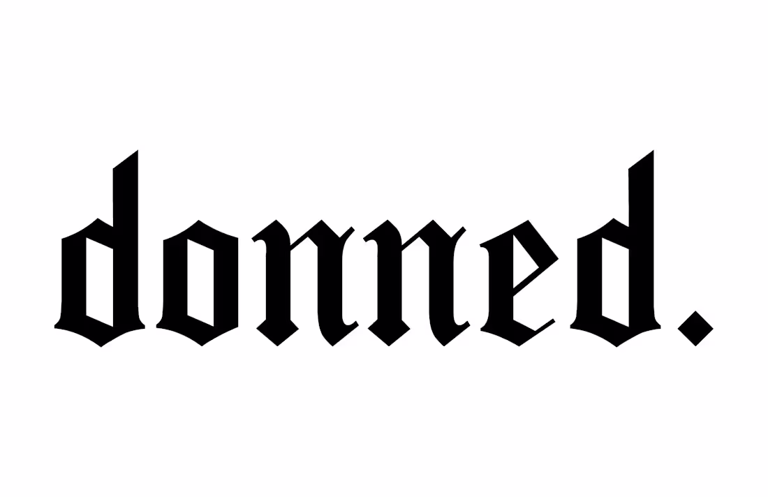 Cover image for DONNED. — Custom Font Logo Design