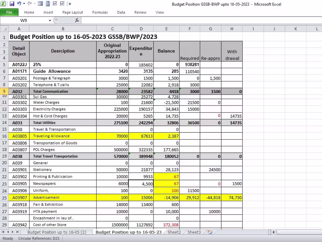Cover image for Budget Position of a Small Company