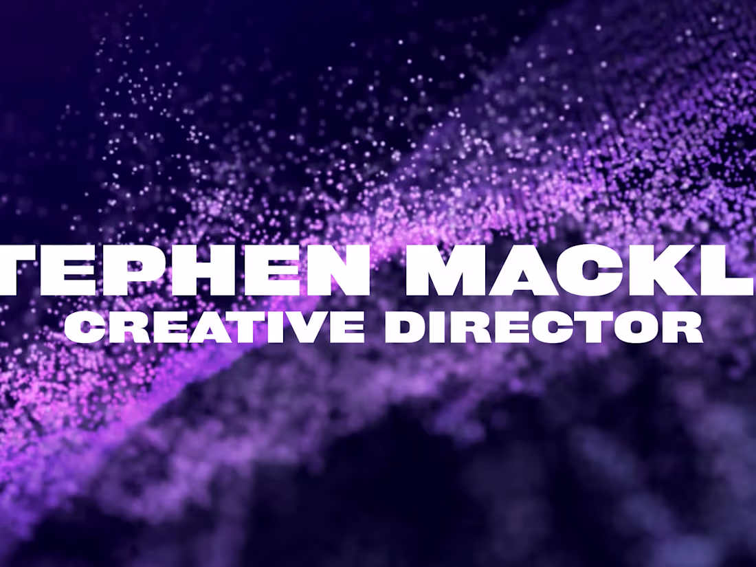 Cover image for Stephen Macklin, Creative Director
