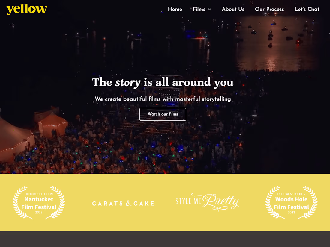 Cover image for Squarespace Website For Video Creator