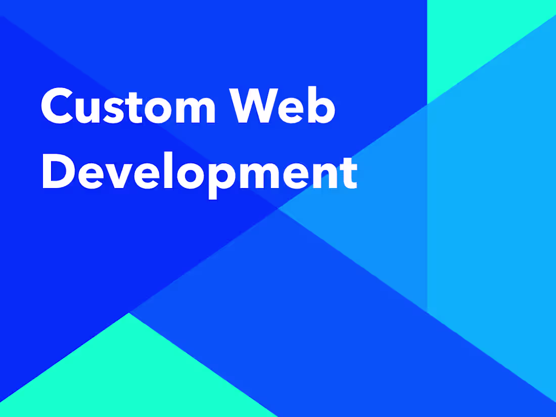 Cover image for Custom web development