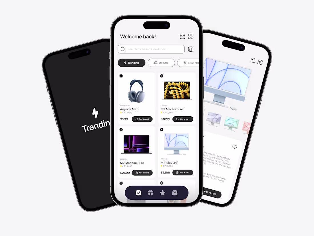 Cover image for UI Design for E-commerce App