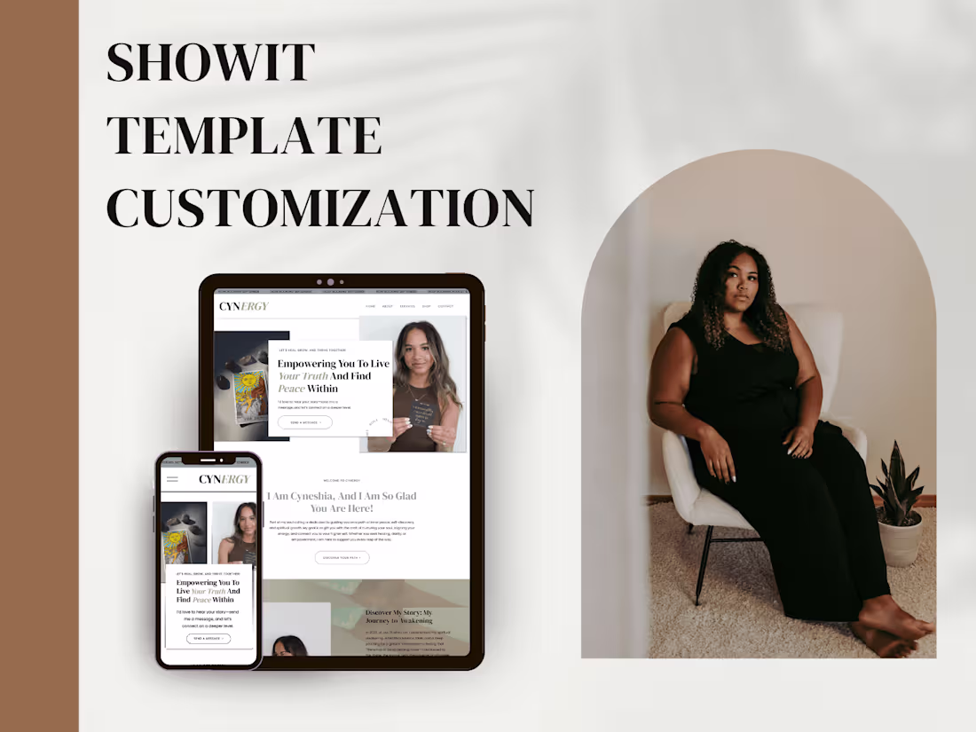 Cover image for Showit Template Customization