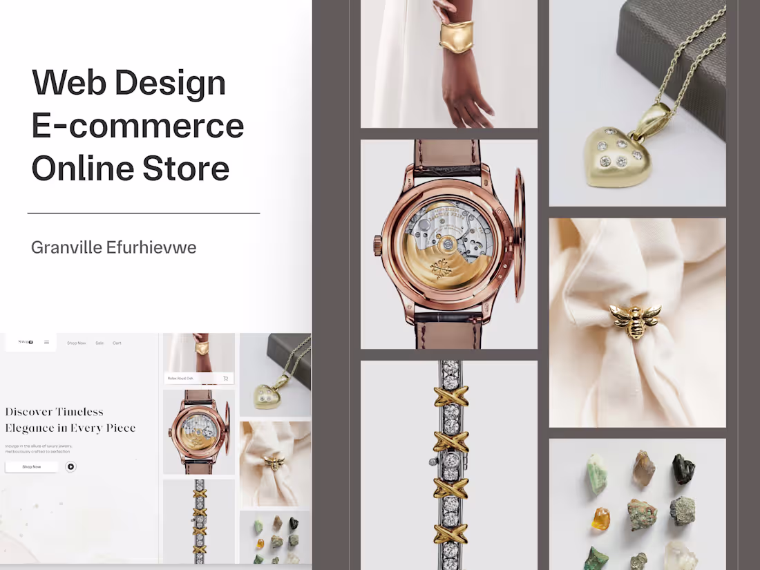 Cover image for Modern E-commerce Website Design