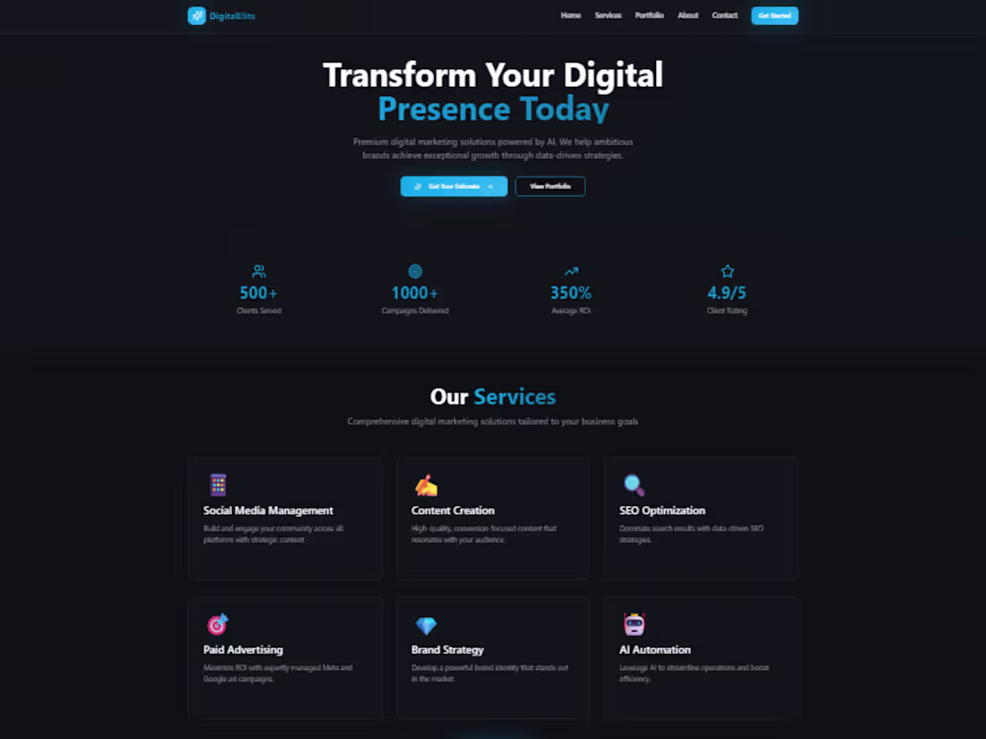 Cover image for Excited to showcase how I help businesses grow their digital...