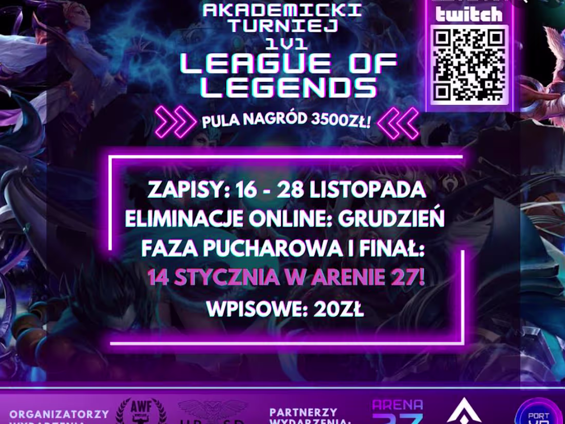Cover image for Akademicki Turniej 1v1 w League of Legends
