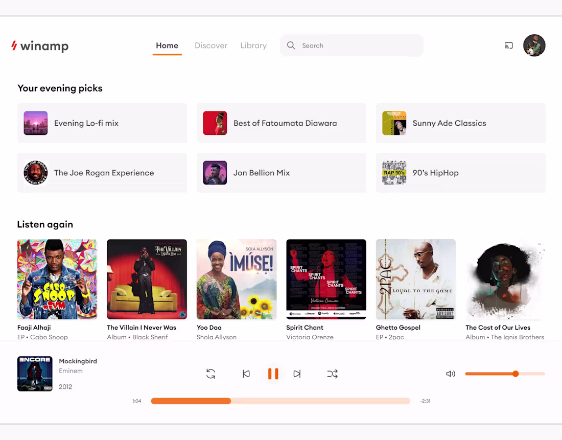 Cover image for WINAMP Music Player