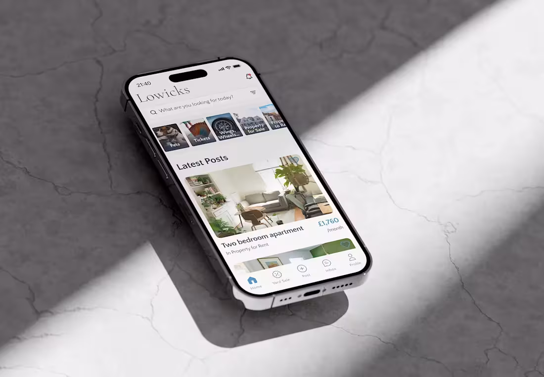 Cover image for Online Marketplace Mobile App UI