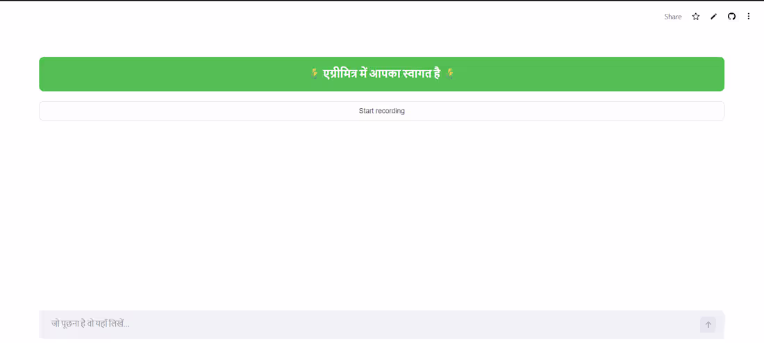 Cover image for I developed Agribot, an AI-powered