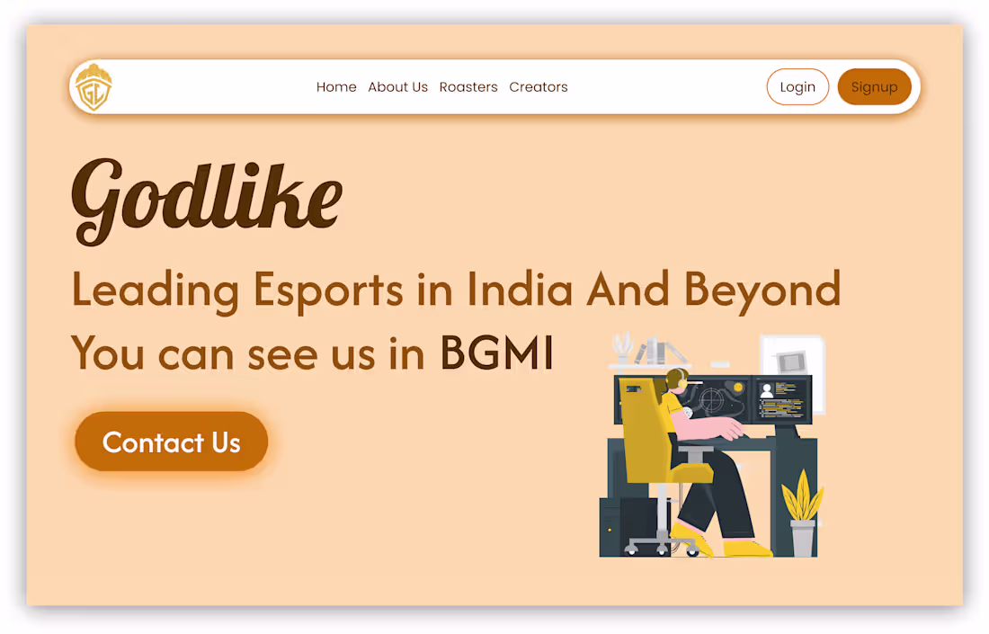 Cover image for Godlike Landing Page Redesign