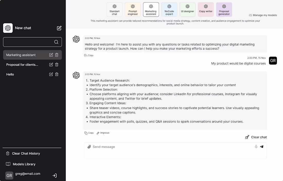 Cover image for Internal ChatGPT with Custom Features