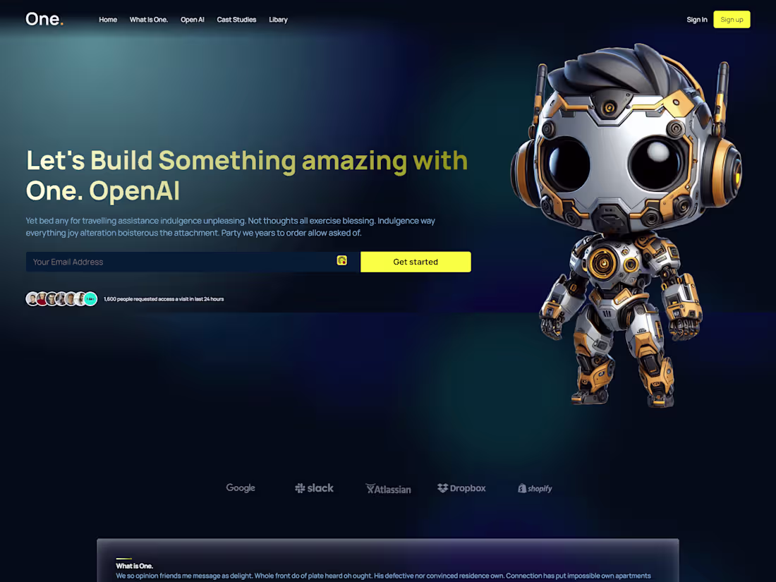 Cover image for One.