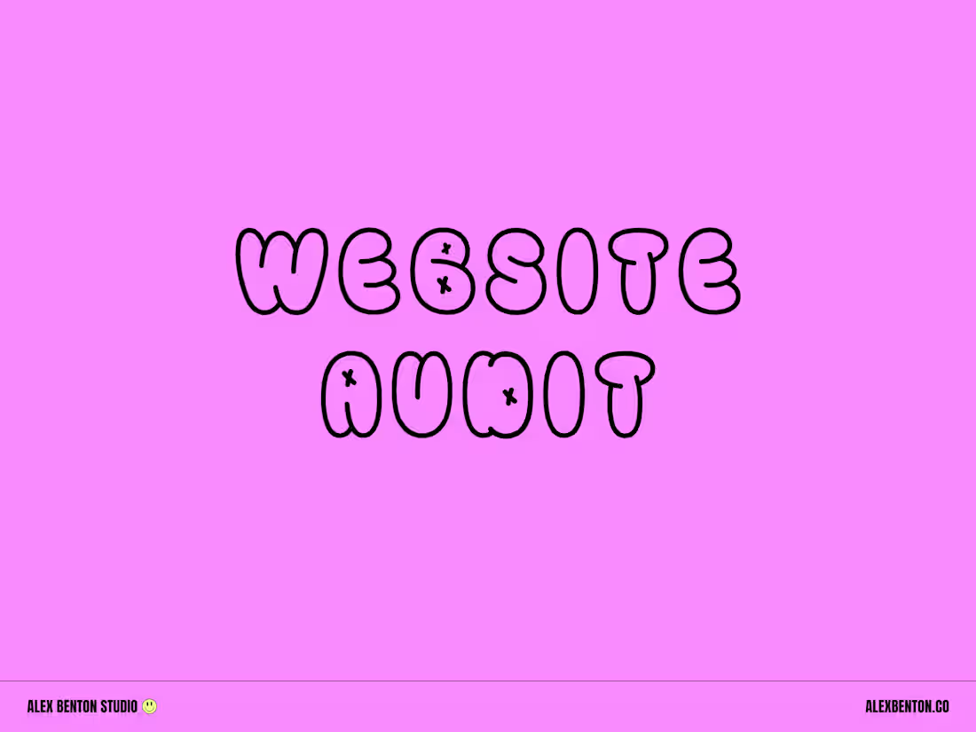 Cover image for Website Audit