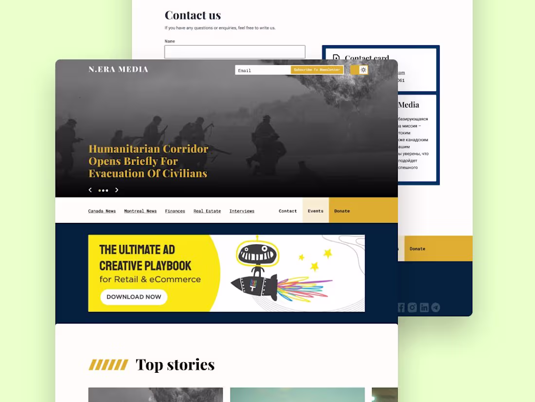 Cover image for 💠 New Era Media - UX/UI and Development