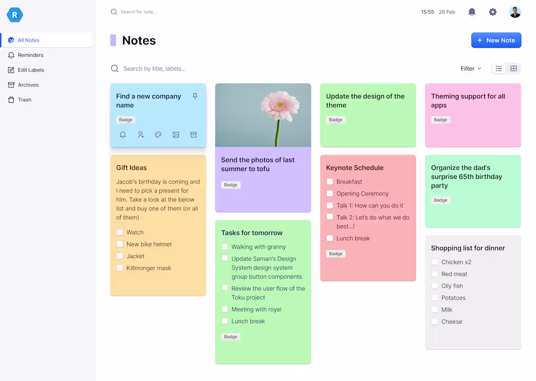 Cover image for Design System for SaaS Dashboard