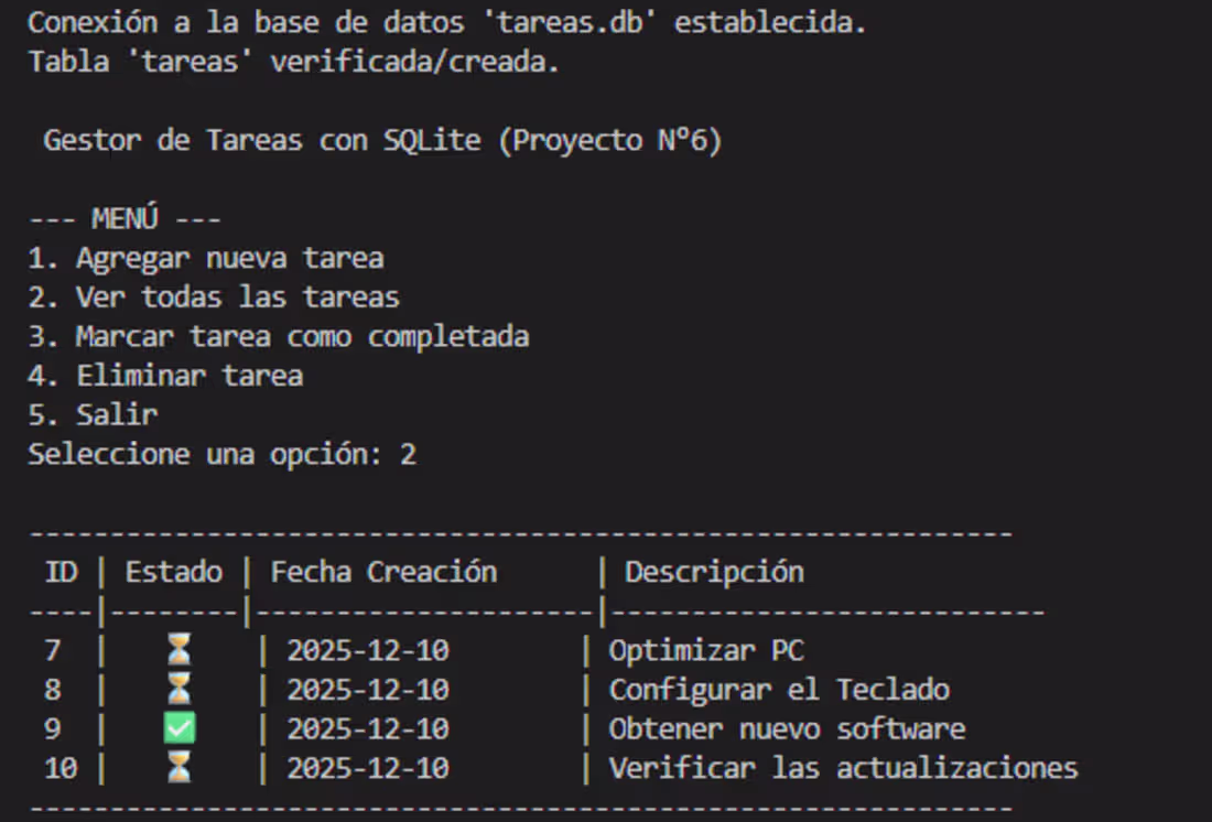 Cover image for Task Management System (CRUD Application with SQLite Database)