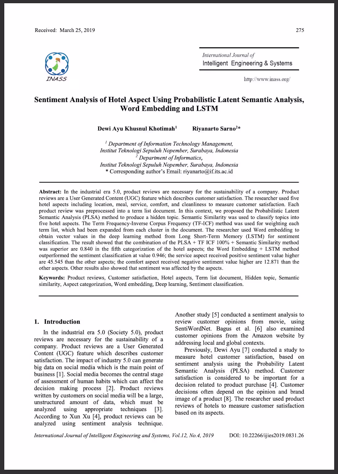 Cover image for My Scopus Q2–Indexed Journal Publication