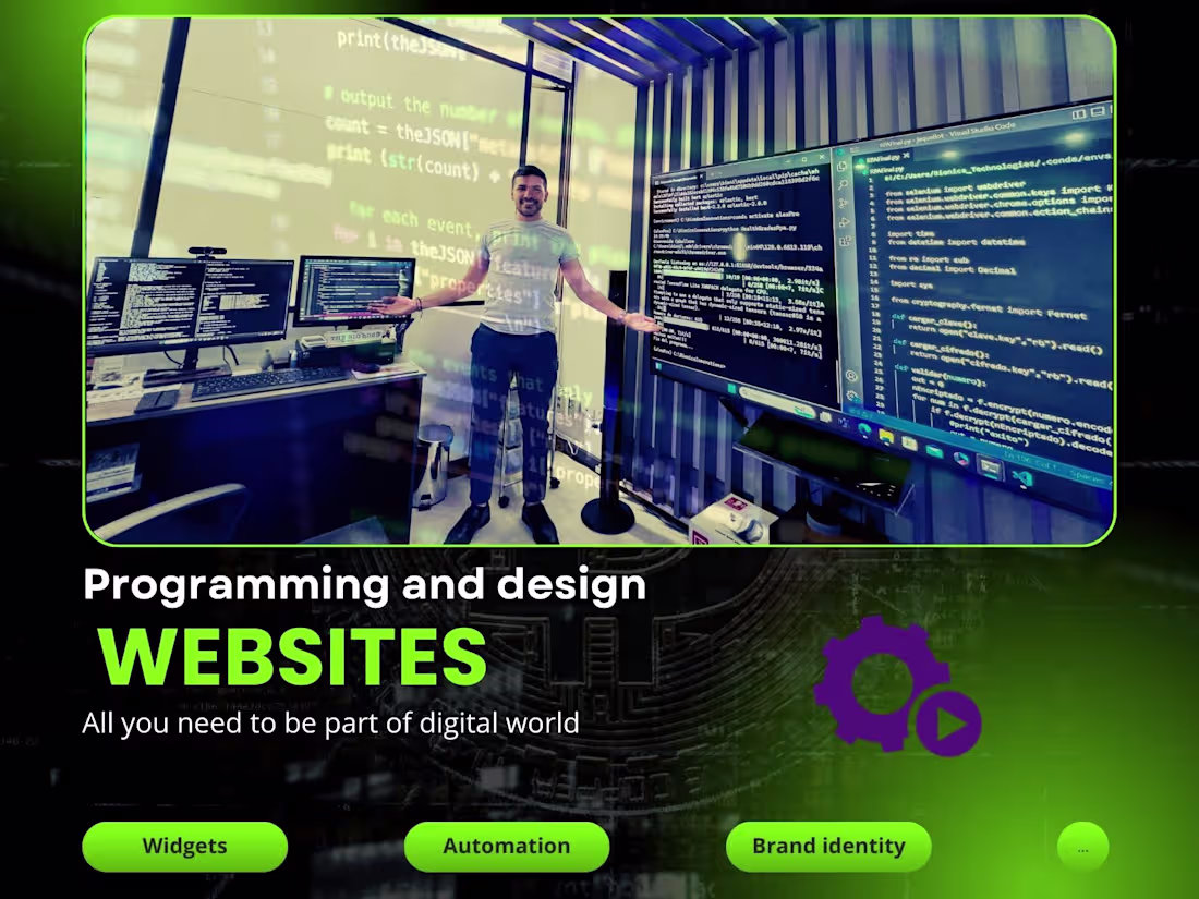 Cover image for Programming and website design