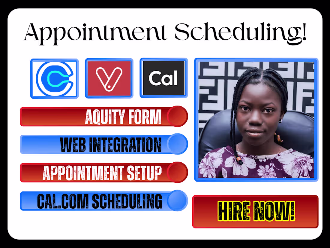 Cover image for Smart Appointment Scheduling Setup And Website Integration