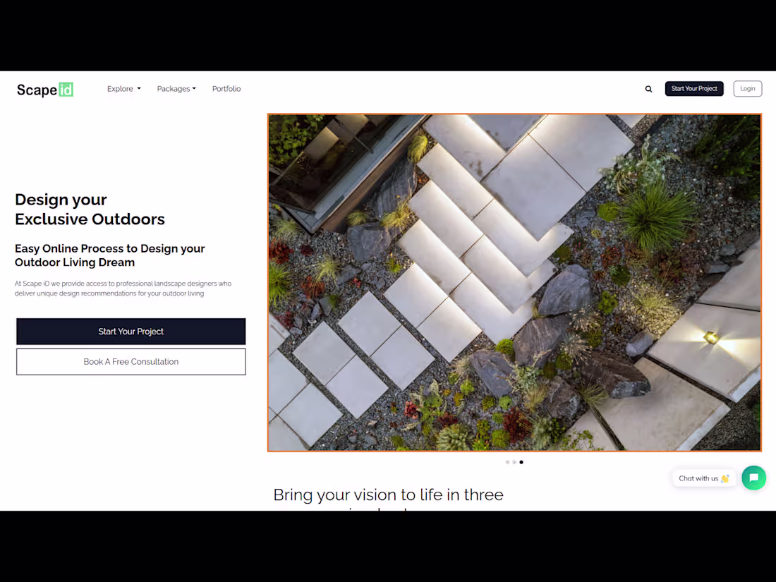 Cover image for Custom Website for Online Outdoor Living Design Service