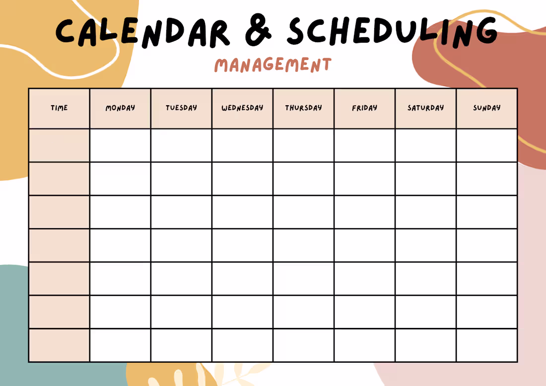 Cover image for Streamlined Calendar Management System
