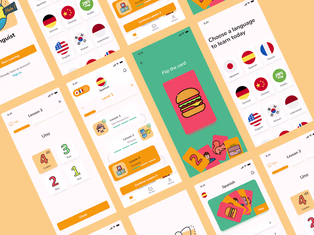 Cover image for Dribbble UI collection