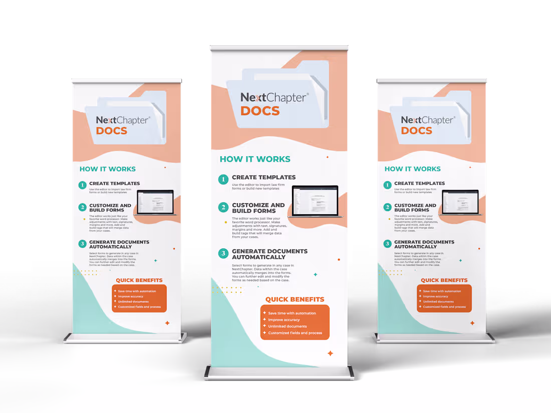 Cover image for NextChapter - Retractable Banner