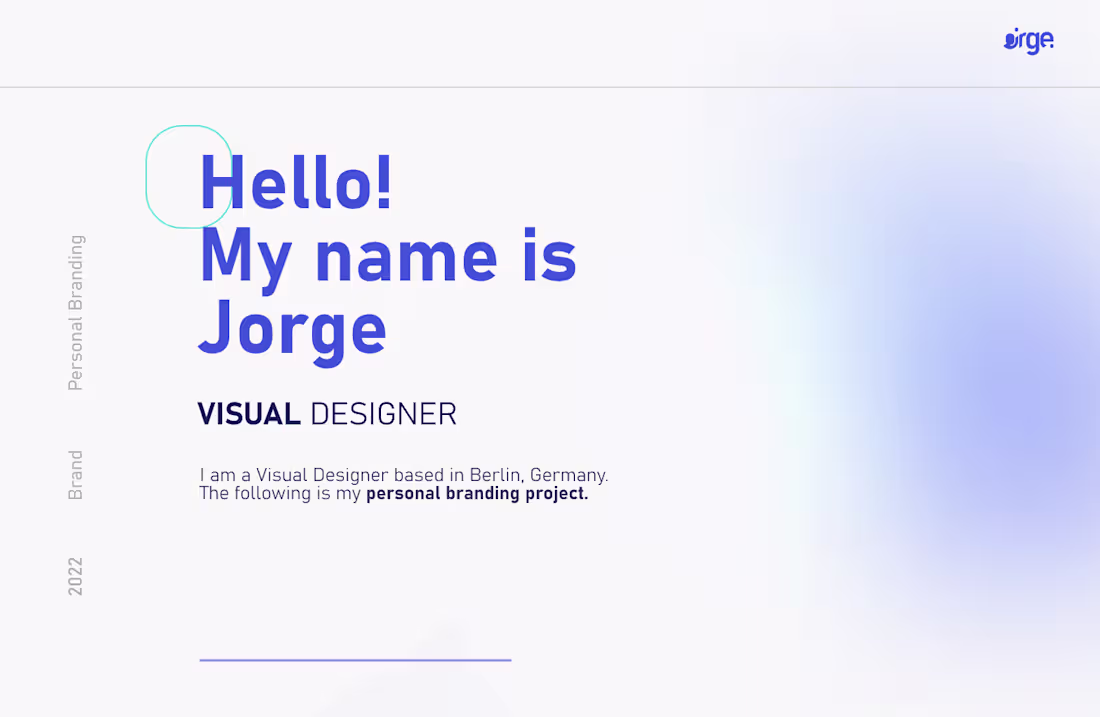 Cover image for Personal Branding on Behance