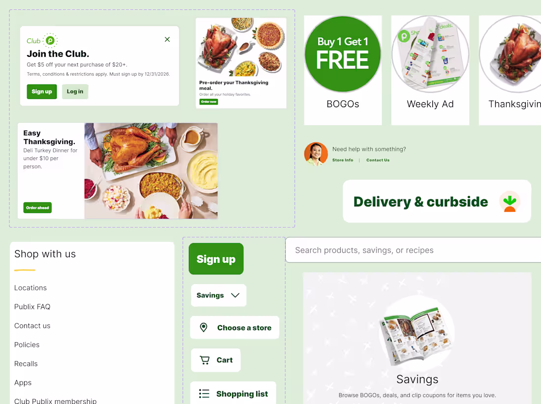 Cover image for Design System for a Grocery Chain