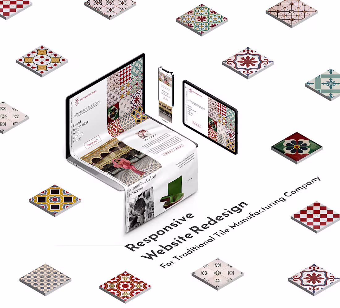 Cover image for Responsive Webdesign for Traditional Tile Company :: Behance