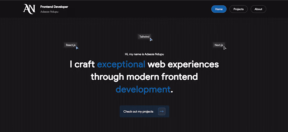 Cover image for Interactive Portfolio Showcase