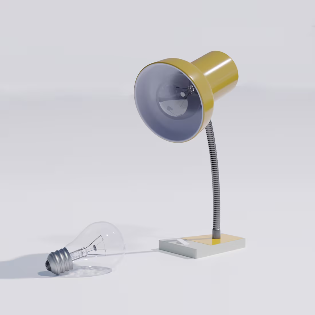 Cover image for Vintage table lamp render
