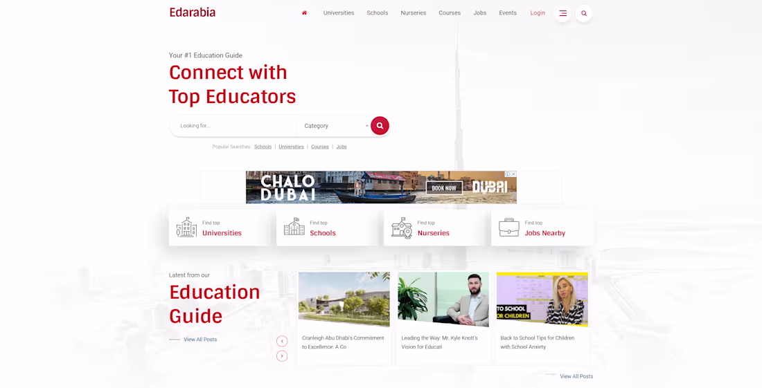 Cover image for edarabia.com