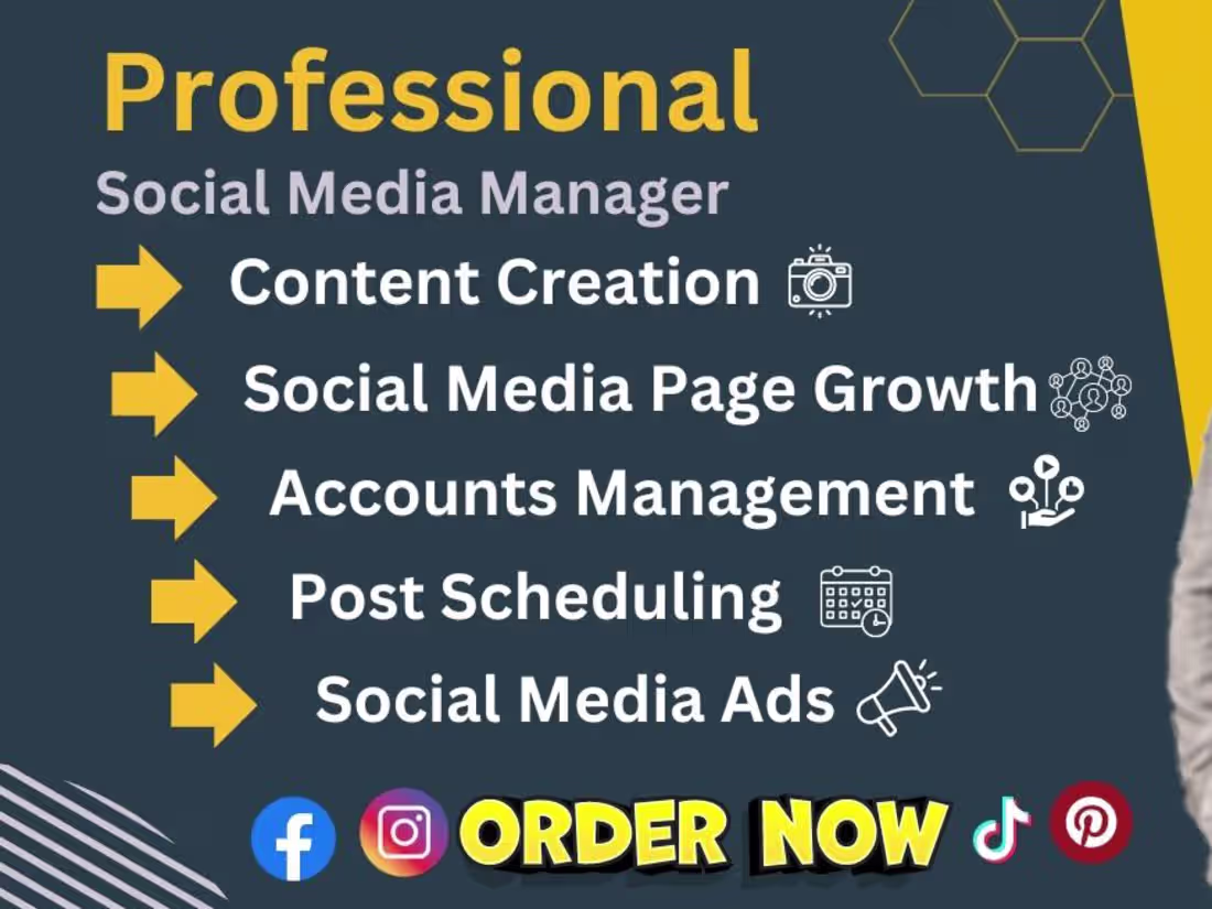 Cover image for I'll be your Social Media Marketing Manager & Virtual Assistant