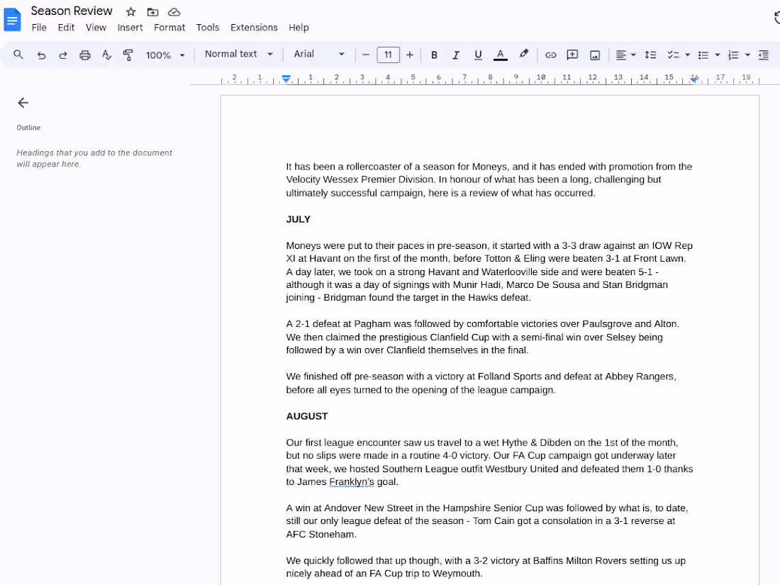 Cover image for Season Review