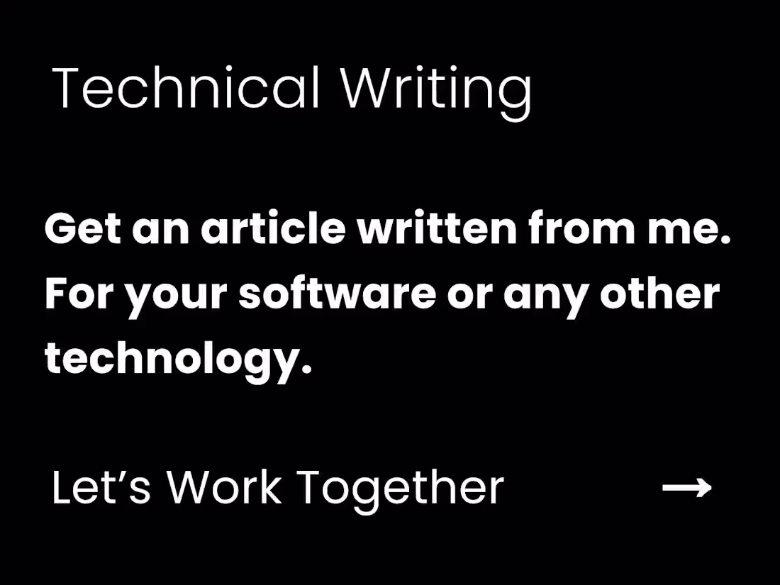 Cover image for Hire a writer who'll write a article related to software