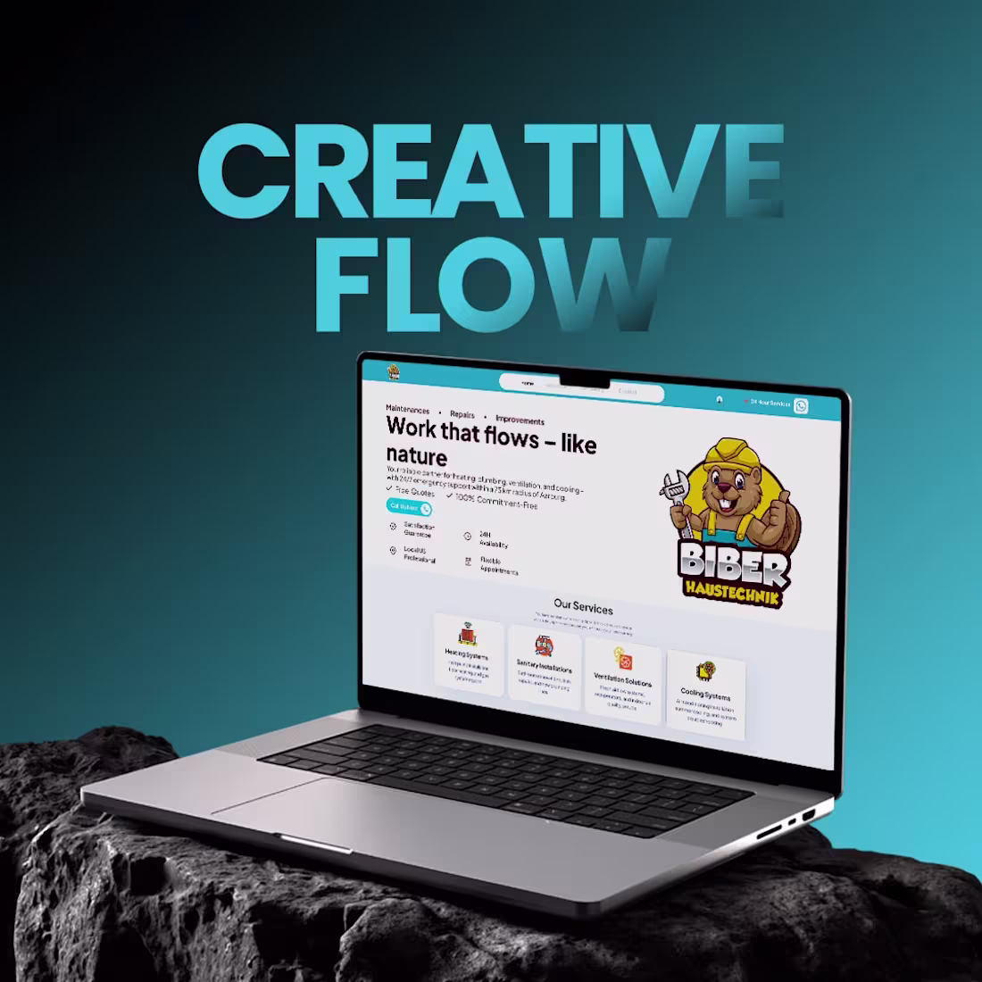 Cover image for Working on a service-based business website design focused o...