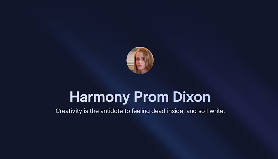Cover image for Harmony Prom Dixon | Welcome to my Social Blog
