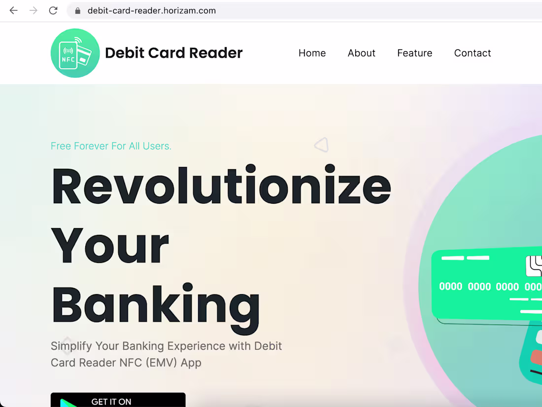 Cover image for Debit Card Reader | EMV | Horizam