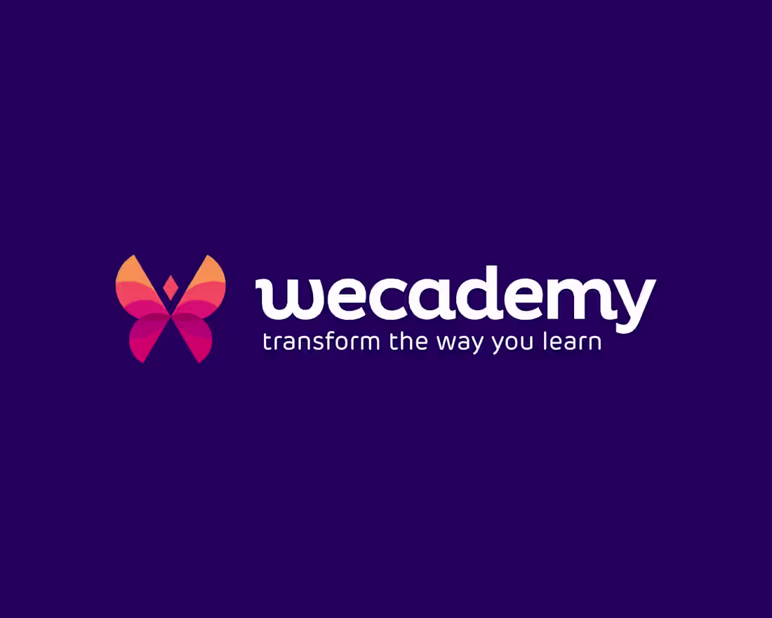 Cover image for Wecademy Logo - Modern Education Brand Mark