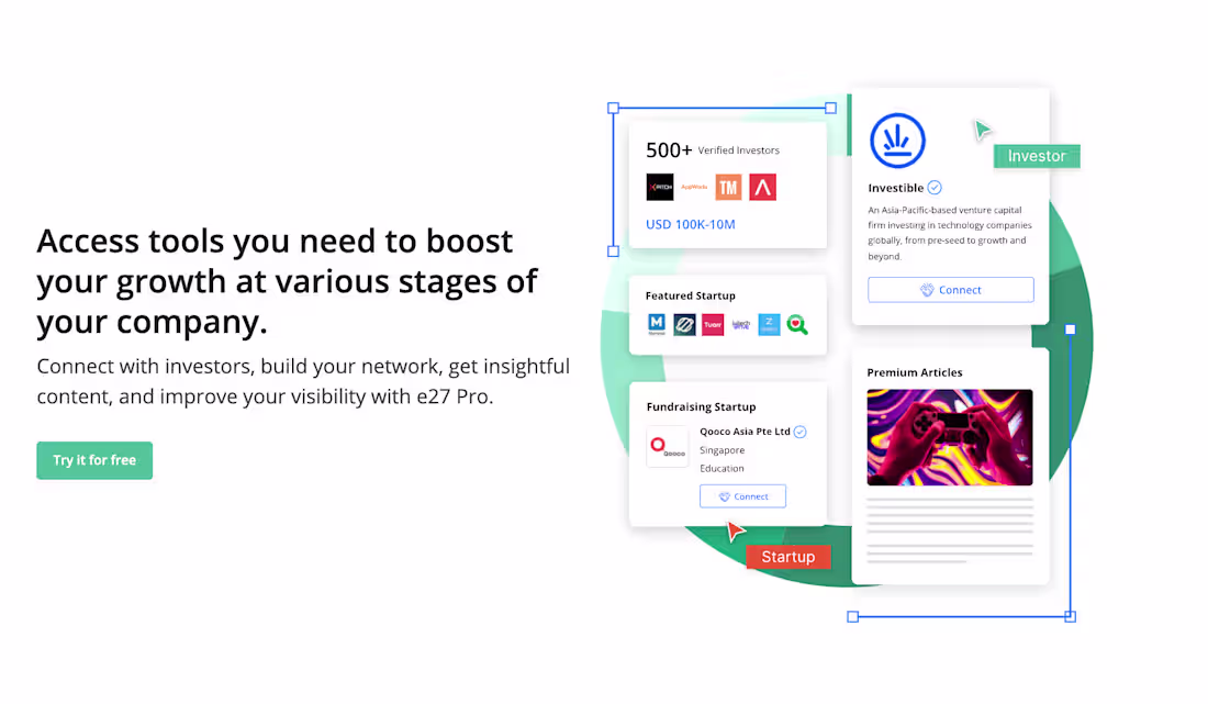 Cover image for Redesign PRO page for e27