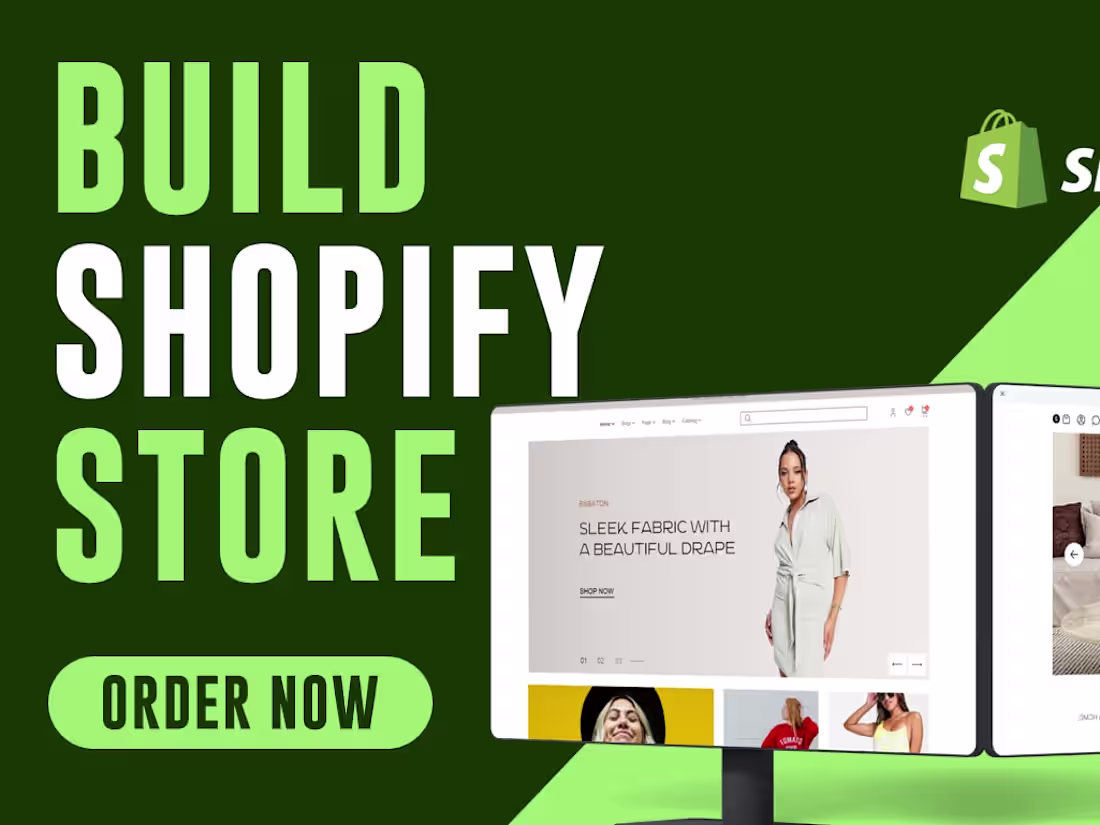 Cover image for I will build a profitable shopify ecommerce dropshipping store 