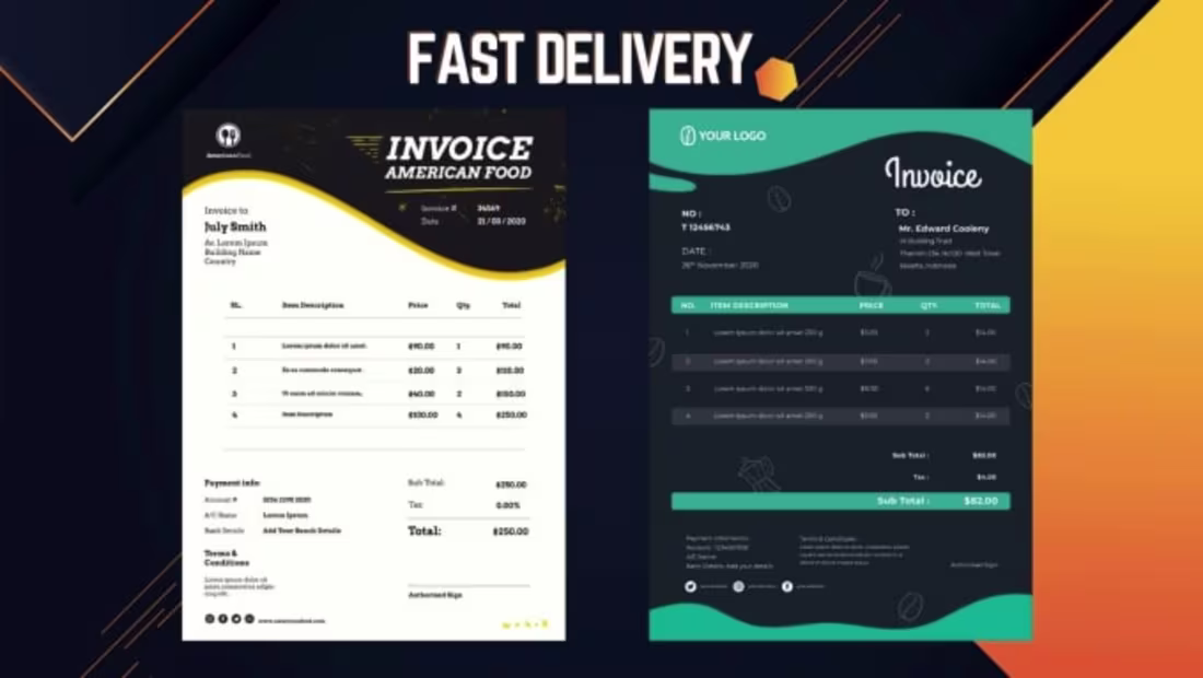 Cover image for I will design xero templates that are simple, sleek, and profes…