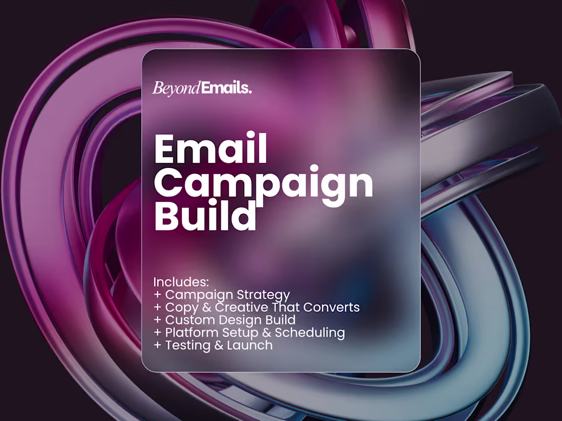 Cover image for Email Campaign Build