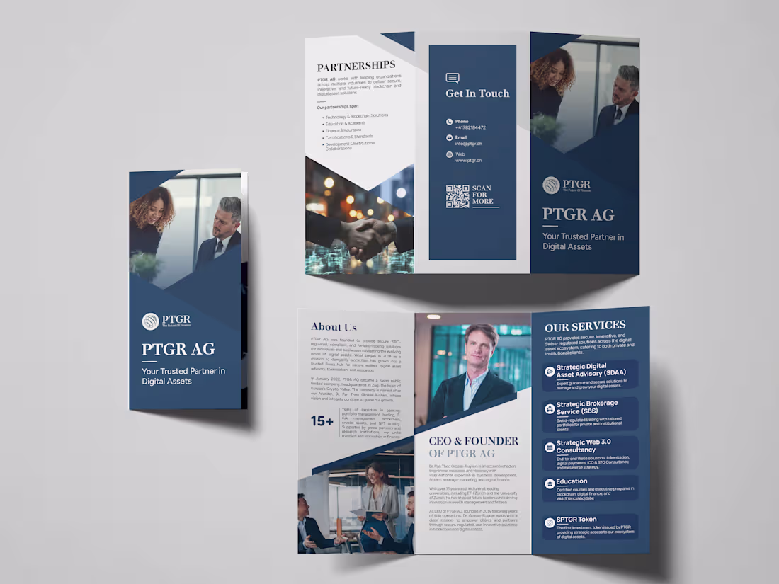 Cover image for Company overview brochure design for